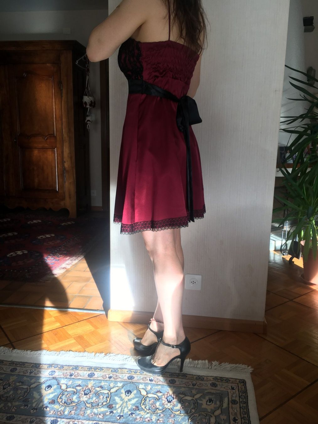 Kleider: Robe cocktail bordeaux - état neuf - S/M – Gebraucht aus Marly von sehlin 2