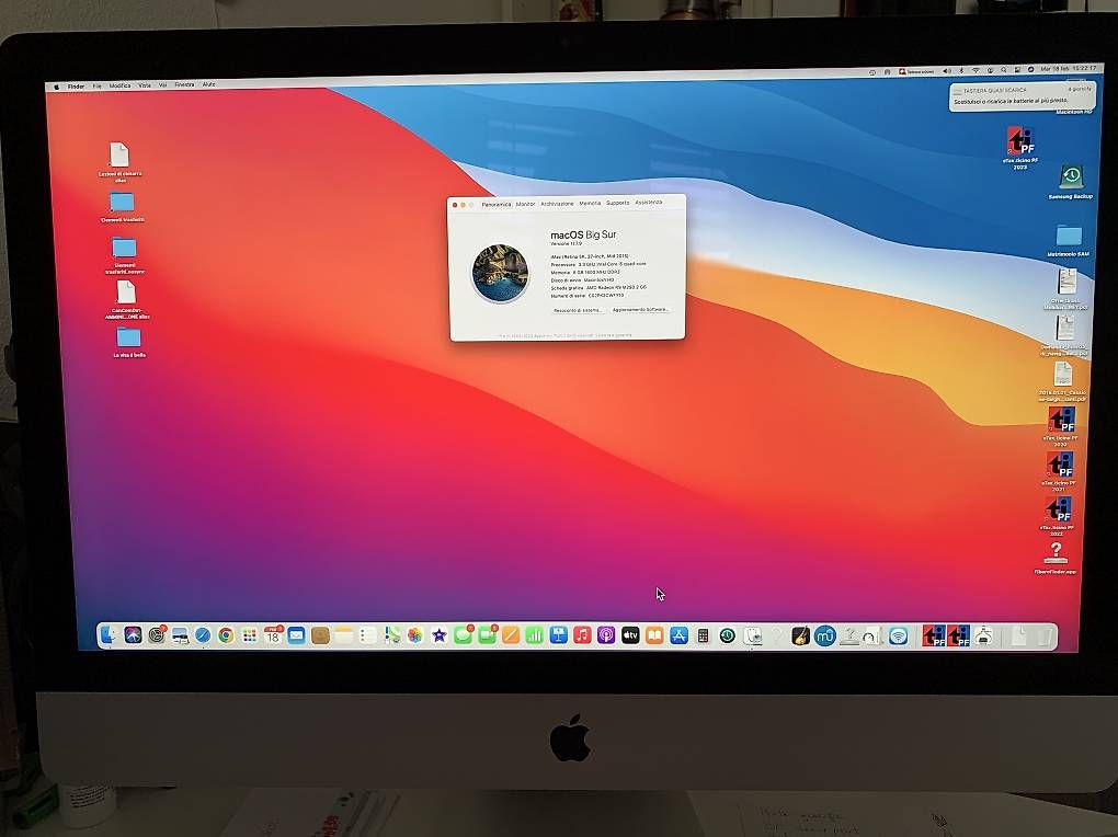 PC: Vendo Apple iMac schermo 27" – Usato da Cugnasco venduto da sal_8sf7