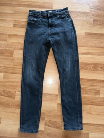 Replay Damen Jeans, Gr. 24 Dunkelblau