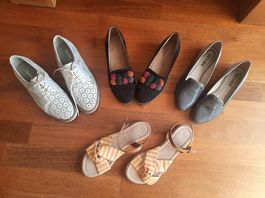 4 Paar Damen Schuhe Gr.38 - ein Preis !