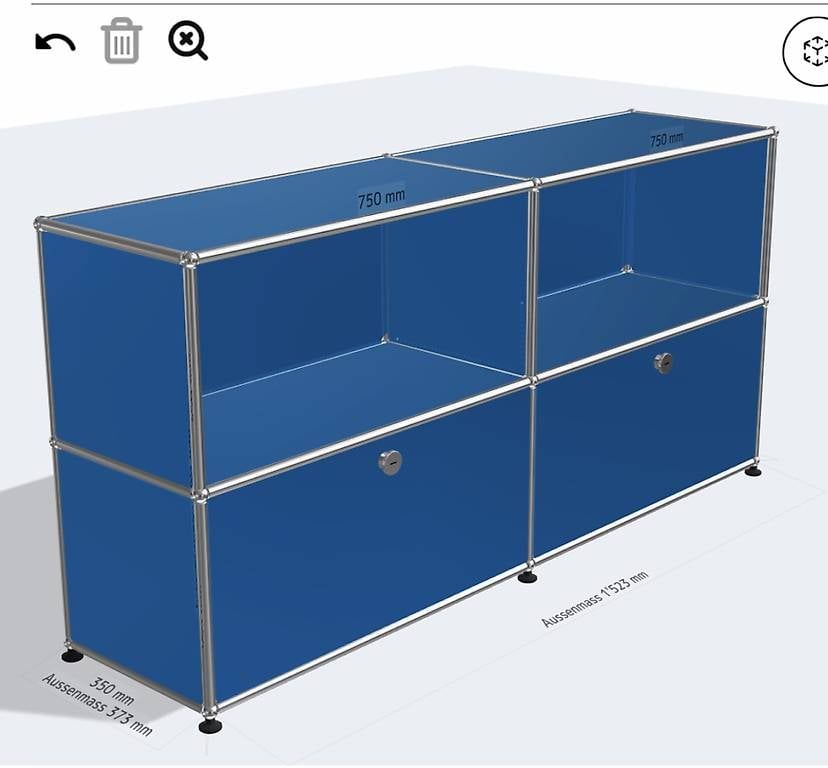 Cassettiere: USM Haller Sideboard  – Usato da Kreuzlingen venduto da polychromos