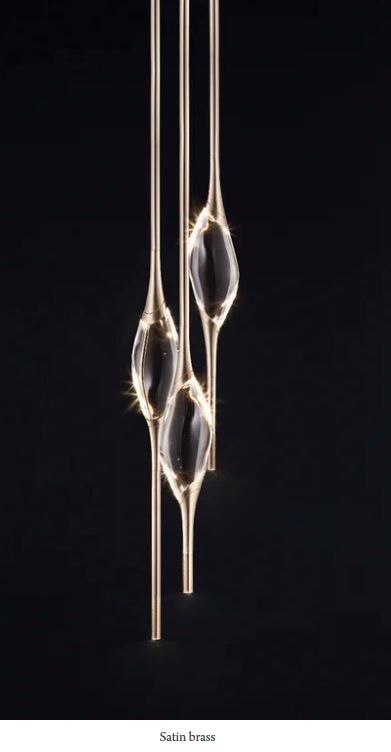 Lampade: IL PEZZO 12 Round Chandelier Pendelleuchte Messing – Usato da Rothenburg venduto da Lampenoutlet