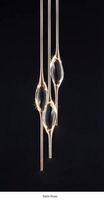 IL PEZZO 12 Round Chandelier Pendelleuchte Messing