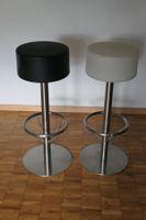 Barhocker Edelstahl Kunststoff, 2 Stück
