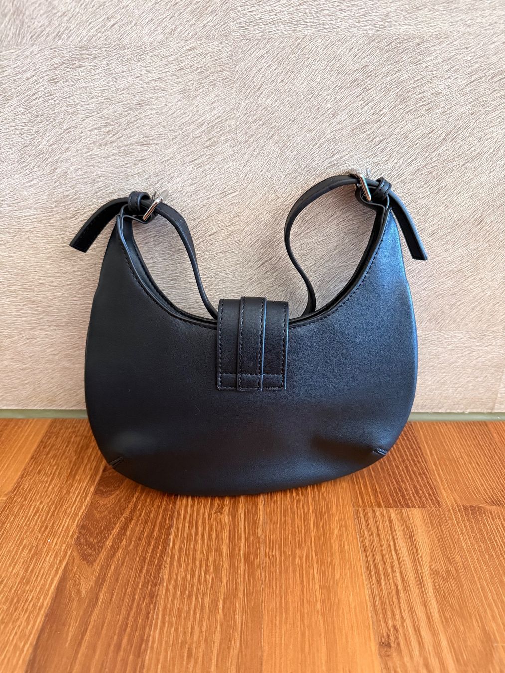 Topshop Taschen für Damen: Handtasche blau schwarz Fell Optik – Gebraucht aus Uerikon von Vanessita07 1