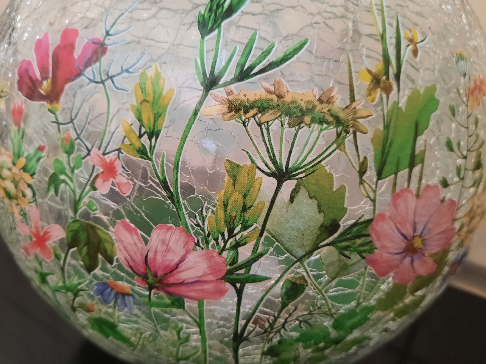 Tutte le decorazioni: SPHÈRE en VERRE CRAQUELÉ.  – Usato da Le Locle venduto da marylise01 1