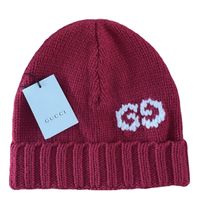 Rote Strickmütze Beanie von Gucci. NEU mit Etikett!