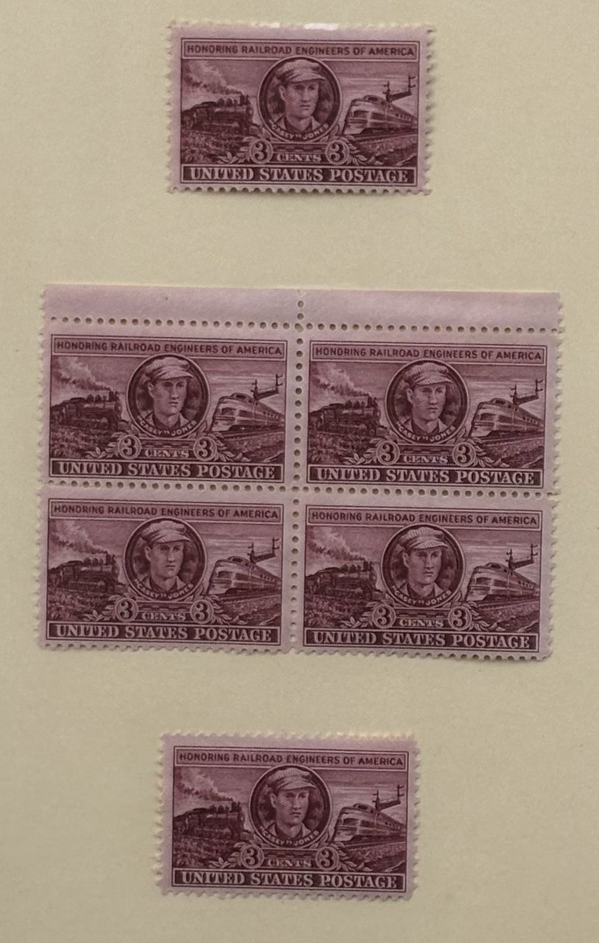 Tutti i francobolli: LOT USA BRIEFMARKEN EISENBAHN 1950/52 – Usato da Ostermundigen venduto da wini63 3