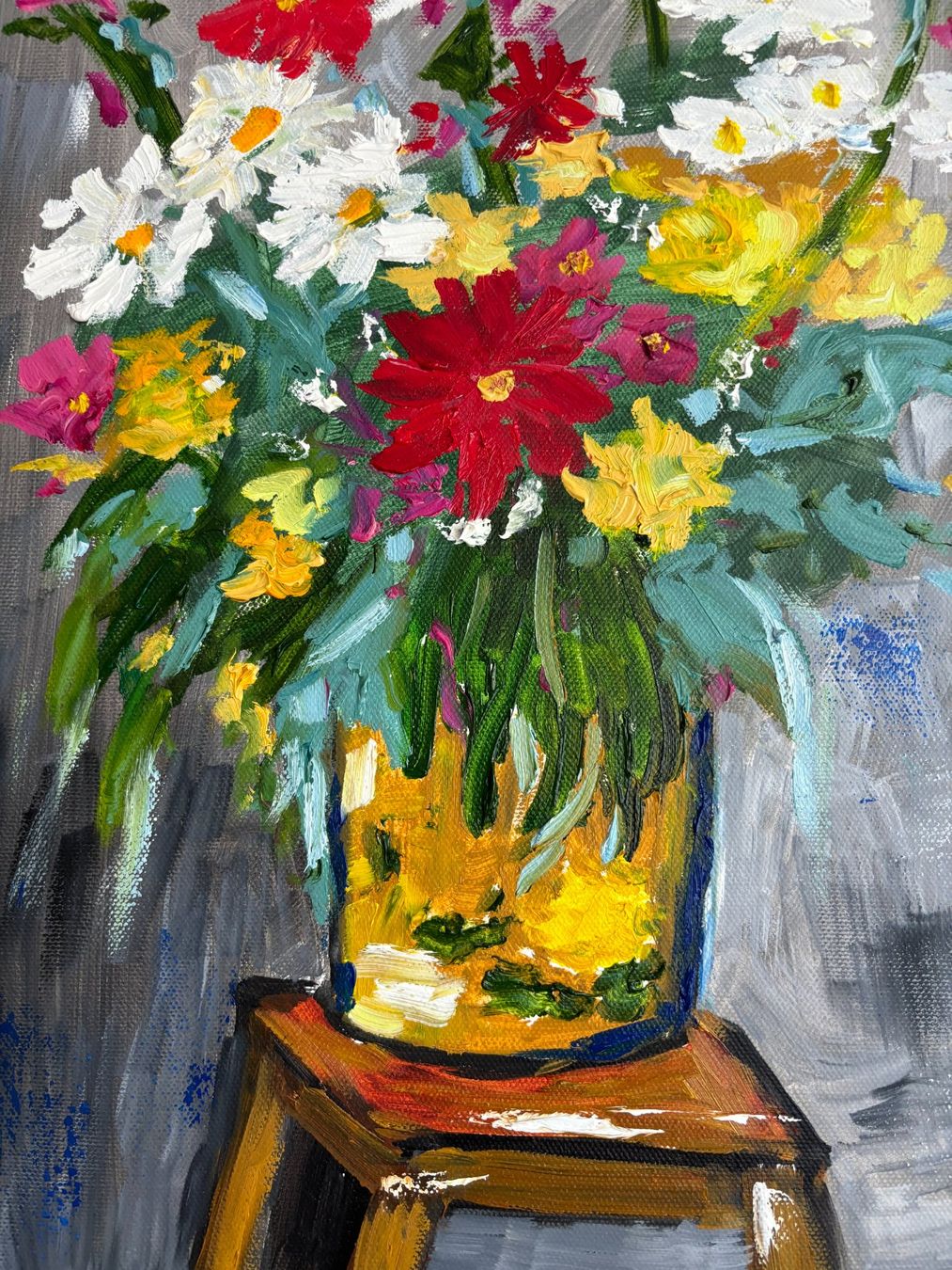 Dipinti: Blumenstrauss nach Matisse - Gemälde – Nuovo (secondo la descrizione) da Cham venduto da Felha 2