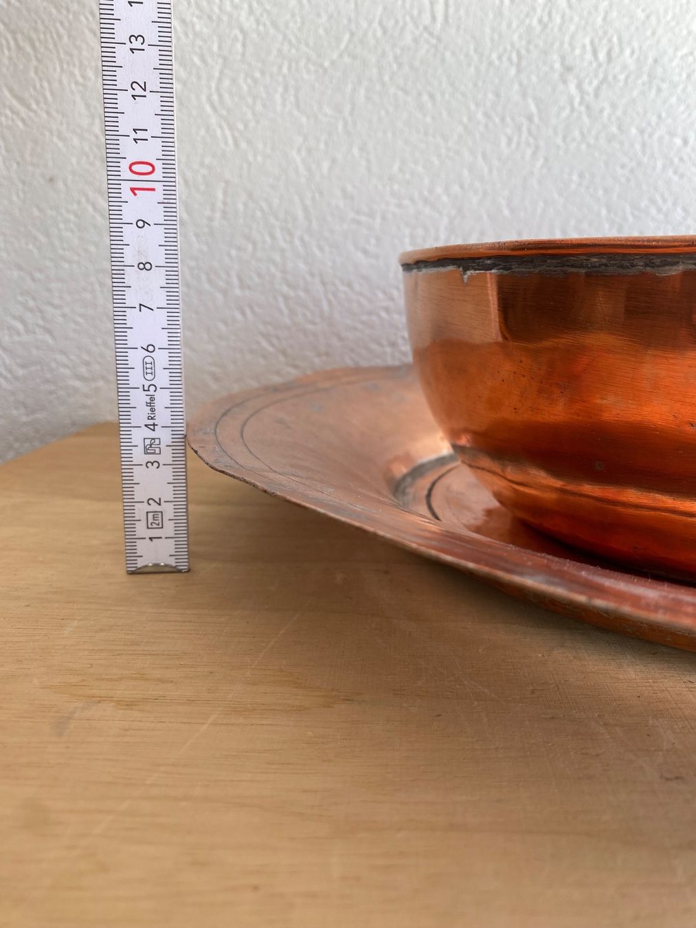 Assiettes: Antike Kupferschale und Unterteller – D'occasion à Burgdorf par gre_2ftz 4