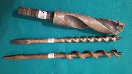 3 alte Bohrer 12,  16,  25