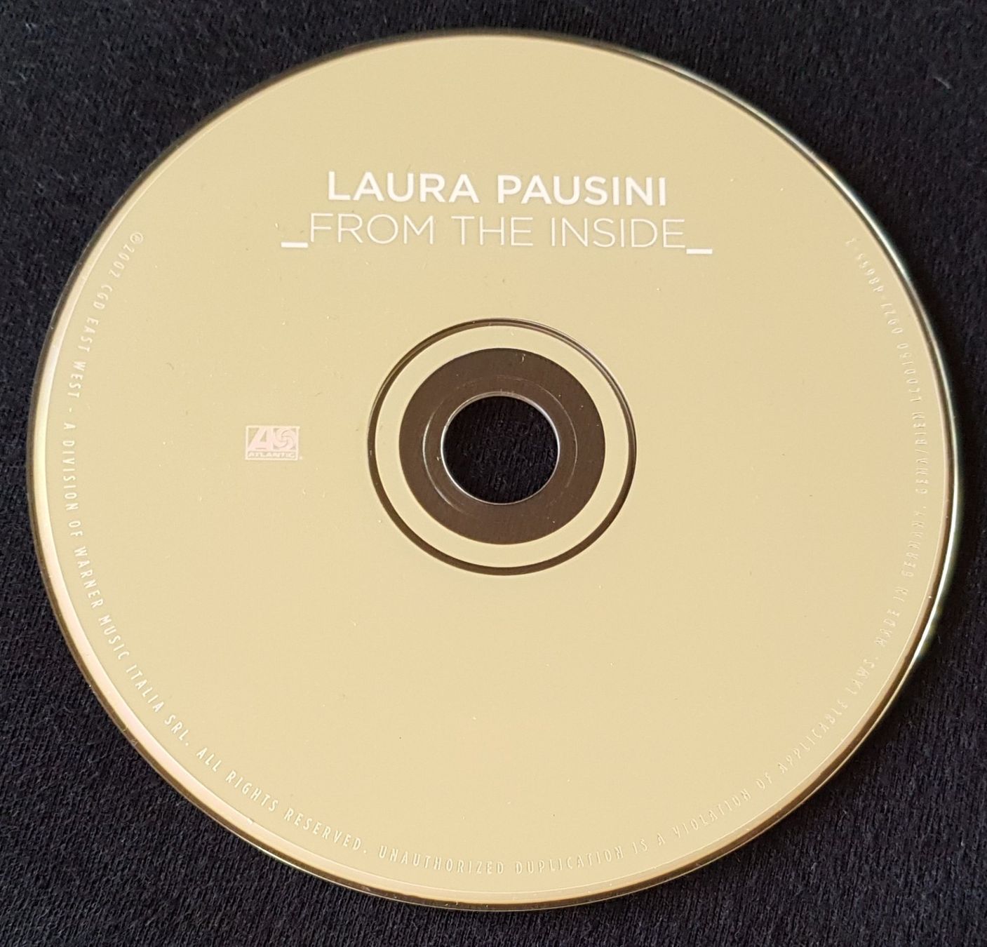 CD: Laura Pausini – From The Inside - CD - 2002 – Usato da Uster venduto da Zardodel 2