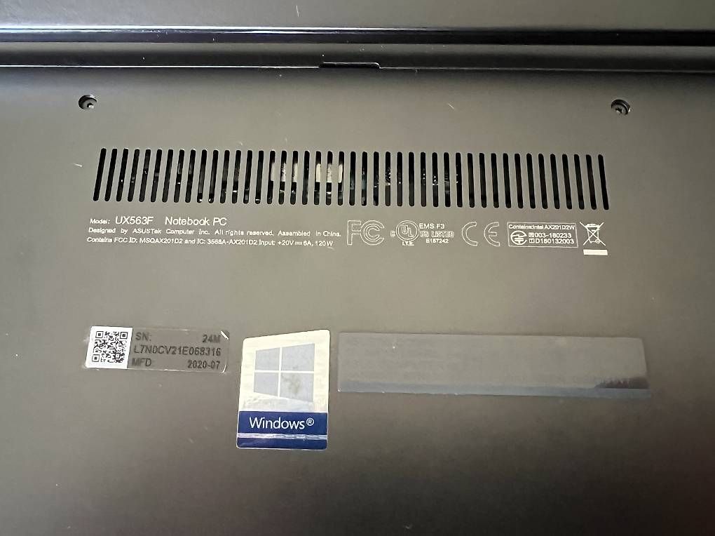 Asus Notebook: ASUS Zenbook UX563F Convertible mit 2. Display – Usato da Rickenbach ZH venduto da flavio.carnuccio 3