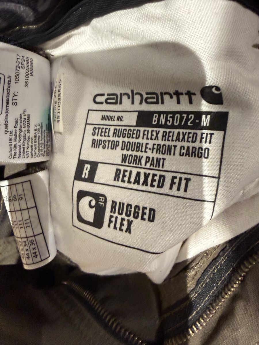 Carhartt Pantaloni: Carharrt Ruged Hose Grösse 38 – Nuovo (secondo la descrizione) da Erlinsbach venduto da homer2478 4
