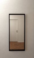 Spiegel mit schwarzem Metallrahmen - 150cm