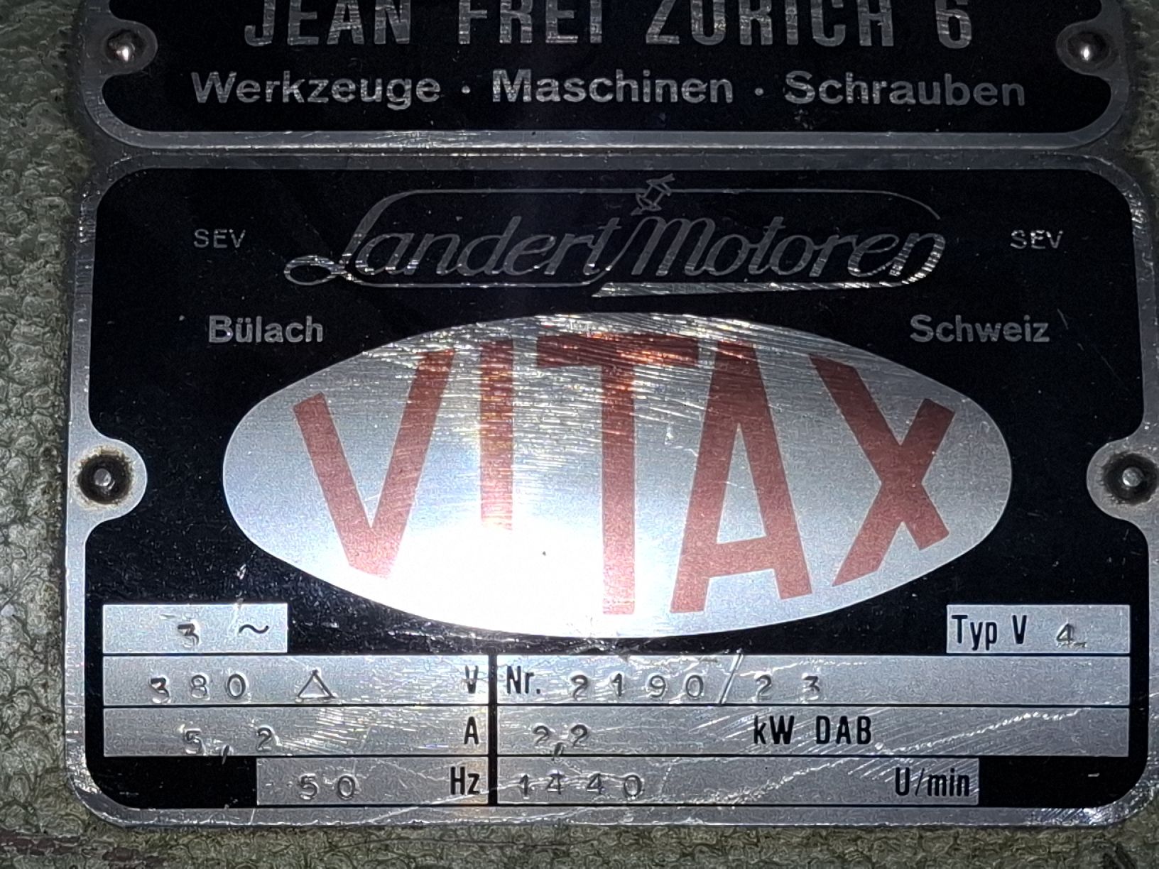 Vitax Schleifen & Polieren: Vitax V4 Schleifmaschine  – Gebraucht aus Wetzikon ZH von Psy-Zu 1