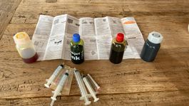 Inkjet-Tinte, Tinte zu Tintenstrahldrucker zum selber füllen