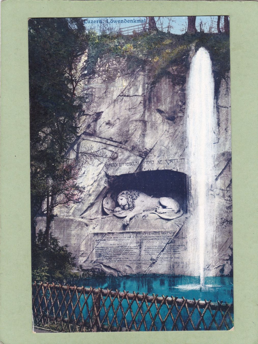 Cartes postales: Luzern Löwendenkmal – D'occasion à Herisau par Lisegrat2008