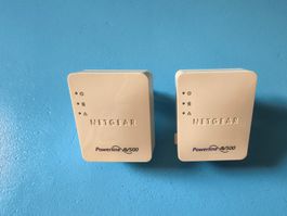 NETGEAR Powerline AV500 Adapter Set 2 Stk. funktionstüchtig