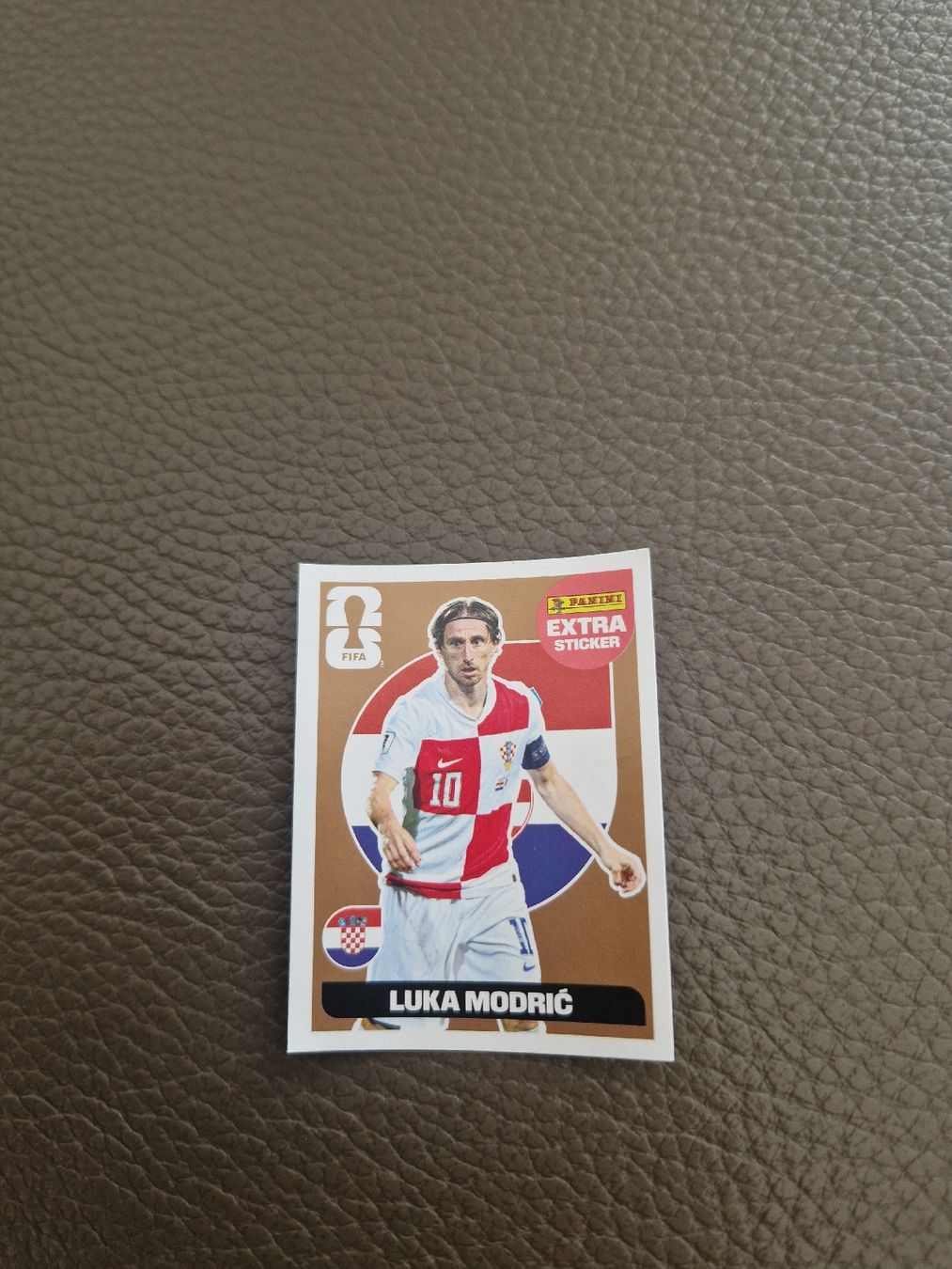 Panini Sammelbilder & Trading cards: LUKA MODRIĆ extra Sticker bronze – Neu und originalverpackt aus Allschwil von actofighter