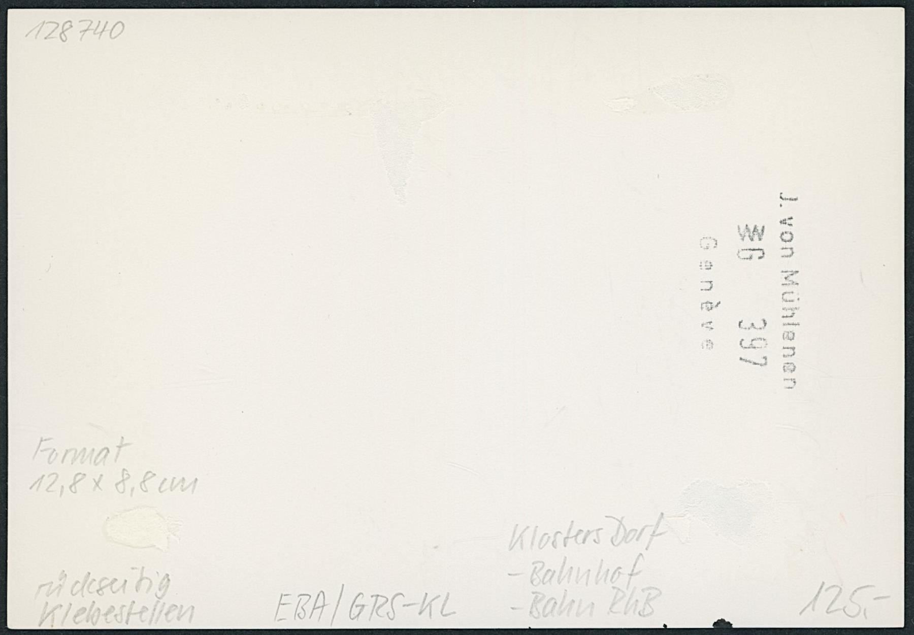 Cartoline postali: GRS Klosters Dorf - Rhätische Bahn RhB – Usato da Schindellegi venduto da leecollect 1