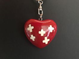 Schlüsselanhänger Herz Klangkörper 1. August🇨🇭Geschenk_2