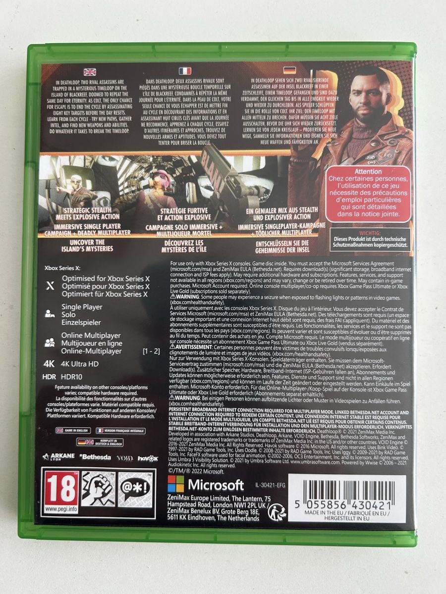 Jeux: Deathloop – D'occasion à Pully par PongDayOne 1