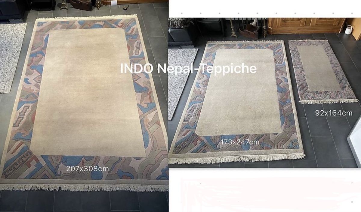 Tappeti: INDO Nepal-Wollteppiche 3er-Set – Usato da Lüchingen venduto da ebkaufsuche