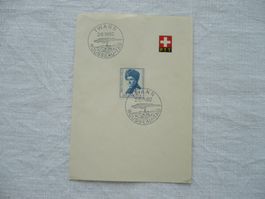 2.6.1962 Faltblatt Rousseau-Tag, Twann