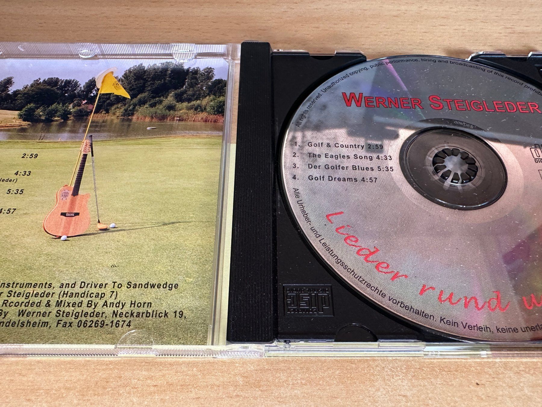 CD: Werner Steigleder - Lieder rund um's Golf – Usato da Rikon im Tösstal venduto da Alpenmutz 2