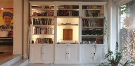Massivholz Bibliothek