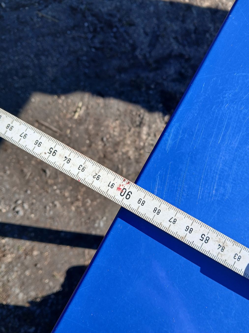 Tavoli: Grosser blauer Tisch für Garten, Balkon oder Terrasse! – Usato da Kriens venduto da timber333 2