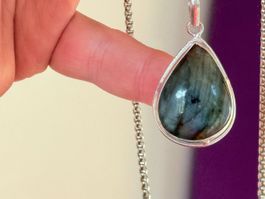 Collier Labradorite ✨ bijou unique, neuf!