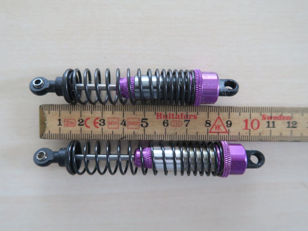 4 Amortisseurs RC Violet Pour WLtoys 144001 - Amélioration Stabilité Et Performance