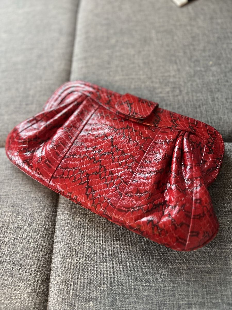 Borse da donna: NEU Exotenleder Clutch Echte Python von Angel Jackson – Nuovo (secondo la descrizione) da Uitikon Waldegg venduto da anj_lg66