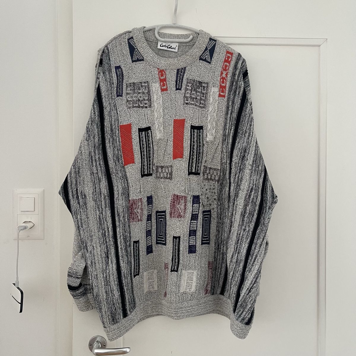 Carlo Colucci Maglioni & Felpe: Carlo Colucci Vintage Strickpullover in Grau, Größe 58 – Usato da Bern venduto da dek_7bjd 6