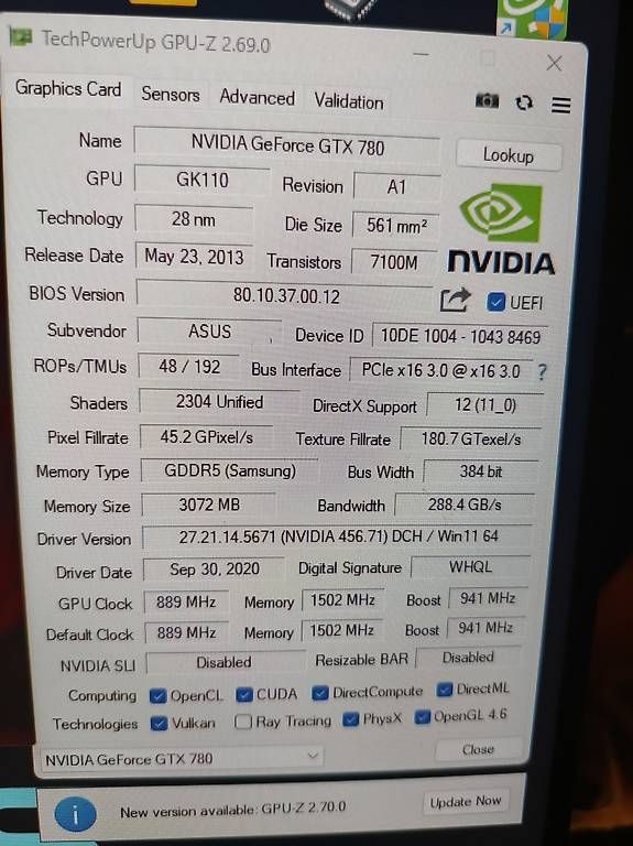 Nvidia Schede grafiche: Asus GTX 780 DirectCUII – Usato da Neuenkirch venduto da Metal_666 3