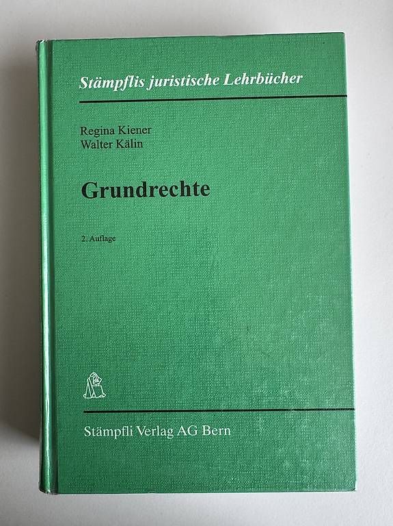 Libri: Grundrechte, Kiener Kälin – Usato da Sörenberg venduto da An_bl