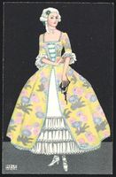 Mela Köhler: Elegante Dame in geblümte