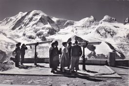 Zermatt Blick vom Gornergrat Liskamm Castor u. Polux