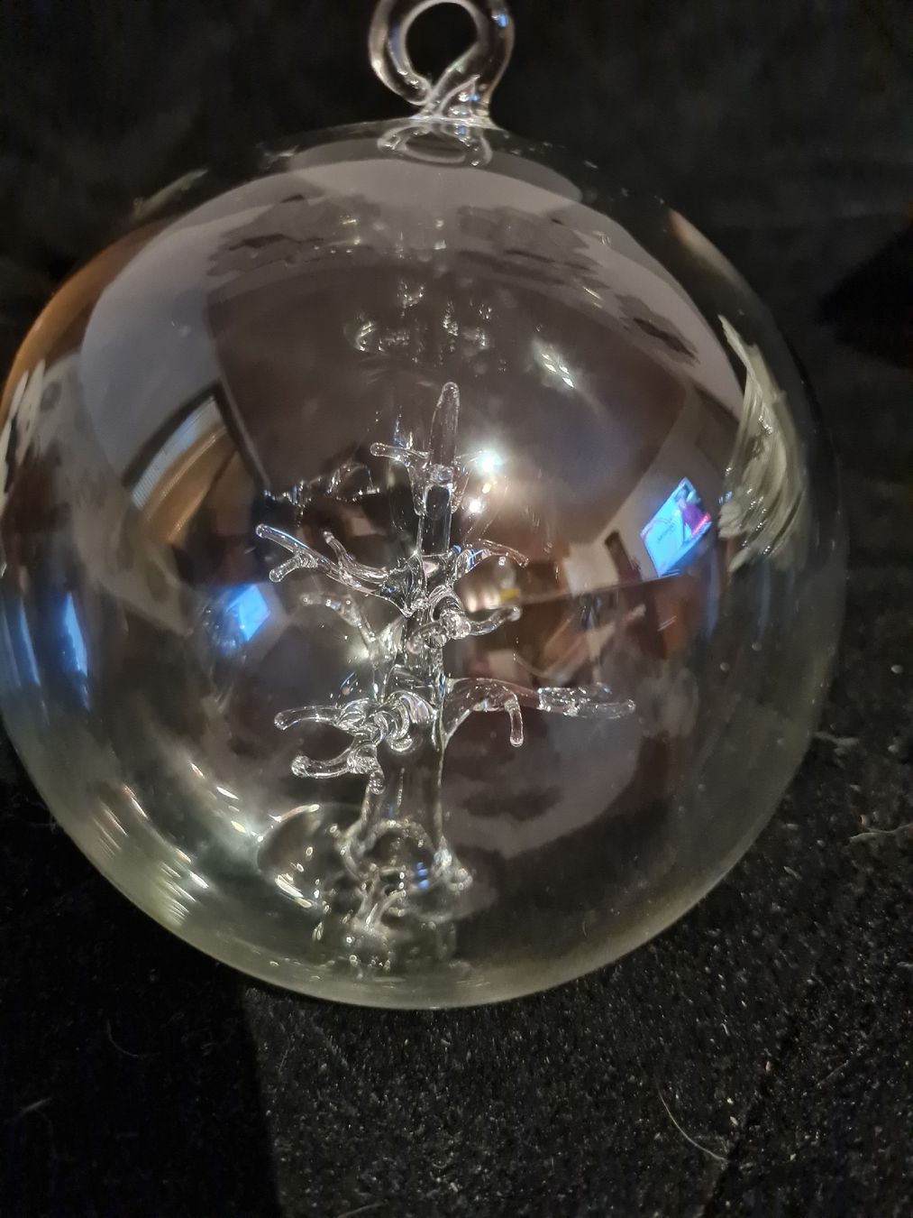 Glasi Hergiswil Tutte le decorazioni: Glasi Hergiswil wunderschöne Glaskugel mit Baum im Innern – Nuovo (secondo la descrizione) da Münsingen venduto da Cuci31 4