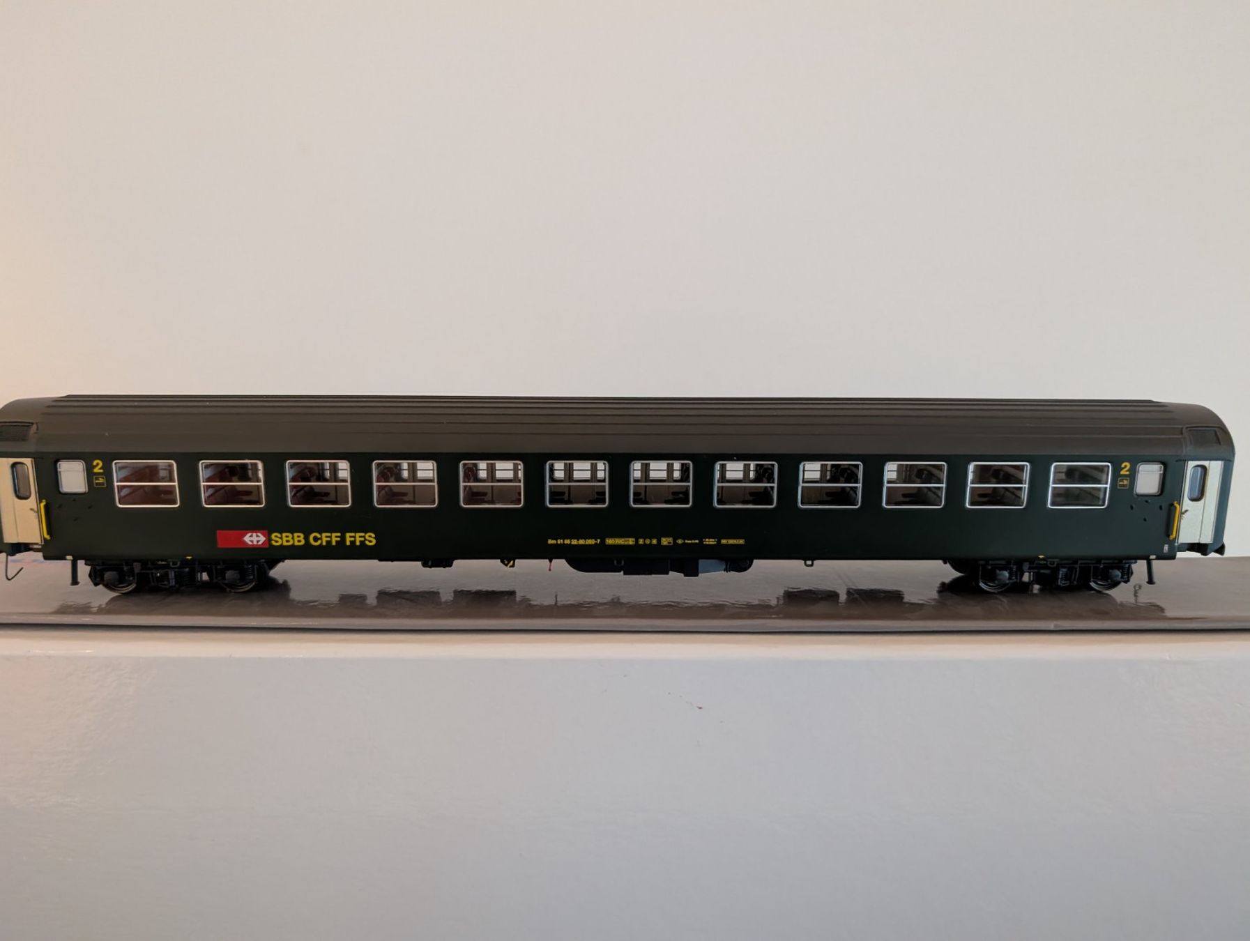 L.S. Models 47249 H0 Personenwg. UIC-X Bm RIC SBB grün Ep.IV (Neu ...