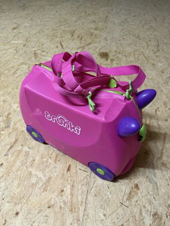 Trunki Kinderkoffer pink mit Rollen