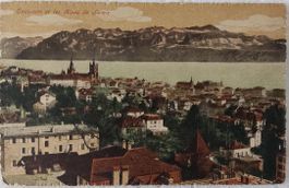 LAUSANNE et les Alpes de Savoie - 1918