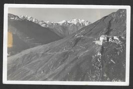 Eggishorn Hotel Jungfrau gegen die Mischabelgruppe