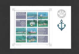 FDC 1978 LEMANEX LAUSANNE, Block mit Ersttagsstempel