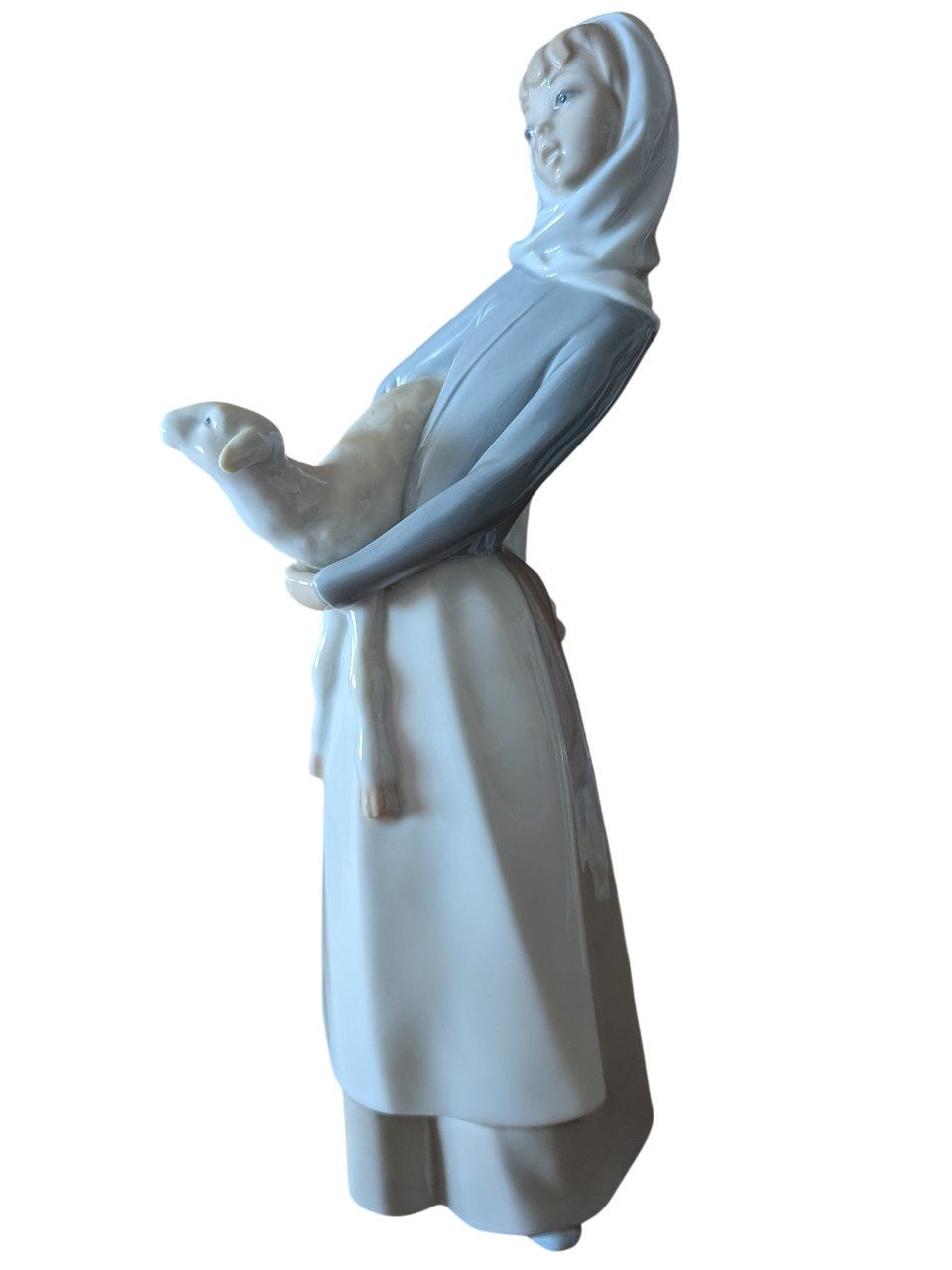 Lladro Statuette: Lladro Nao Frau mit Lamm – Usato da Effretikon venduto da Mgossner 1