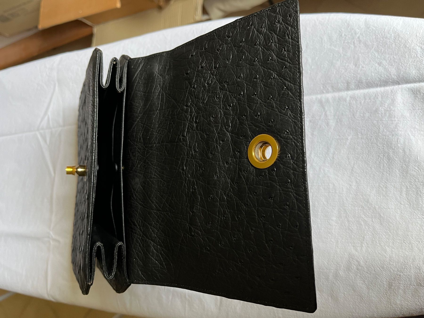 Borse da donna: Handtasche aus Straussenleder ca 1930-40, perfekt – Usato da Trin venduto da gumalcan 5
