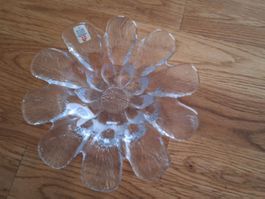 Kleine Glasschale "Blume"  Holmegaard, Dänemark