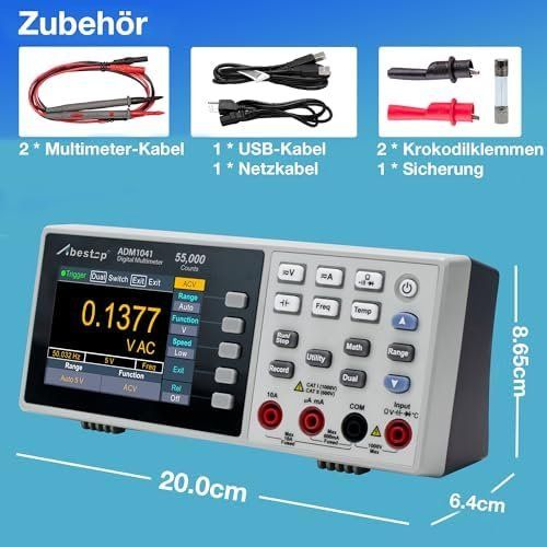 Misurare: Tisch-Digitalmultimeter True RMS 55.000 Counts Dual-Display – Nuovo e nell'imballaggio originale da Hundwil venduto da Pakethase 7